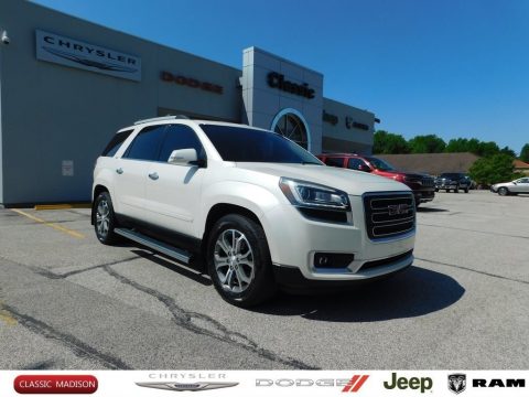 Summit White GMC Acadia SLT AWD.  Click to enlarge.