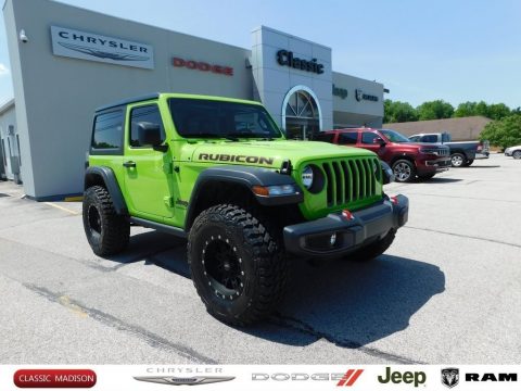 Limited Edition Gecko Jeep Wrangler Rubicon 4x4.  Click to enlarge.