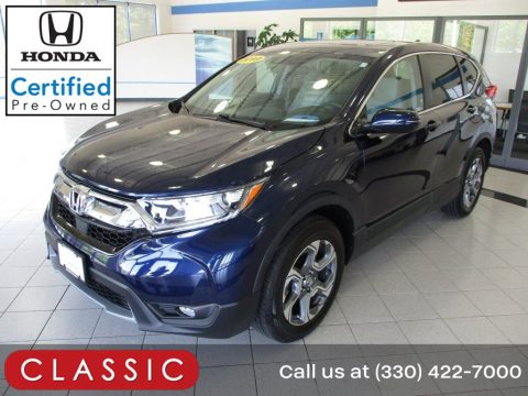 Obsidian Blue Pearl Honda CR-V EX AWD.  Click to enlarge. Obsidian Blue Pearl Honda CR-V EX AWD.  Click to enlarge.