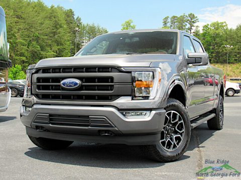 Carbonized Gray Metallic Ford F150 Lariat SuperCrew 4x4.  Click to enlarge.