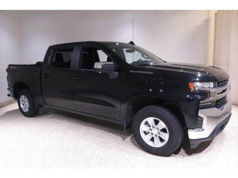 Black Chevrolet Silverado 1500 LT Crew Cab 4x4.  Click to enlarge.