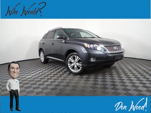 Tungsten Silver Pearl Lexus RX 450h AWD Hybrid.  Click to enlarge.