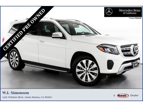 Polar White Mercedes-Benz GLS 450 4Matic.  Click to enlarge.