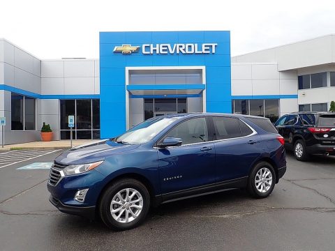 Pacific Blue Metallic Chevrolet Equinox LT AWD.  Click to enlarge.