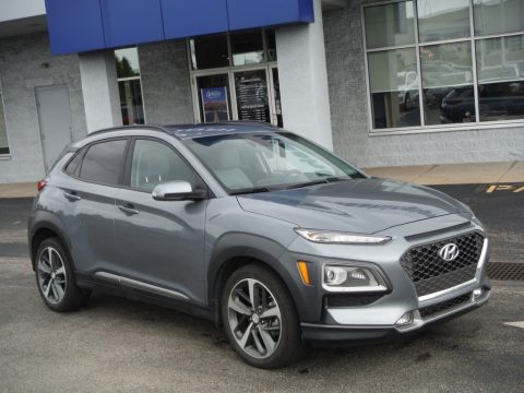 Sonic Silver Hyundai Kona Limited AWD.  Click to enlarge.