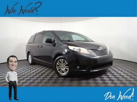 Black Toyota Sienna XLE.  Click to enlarge.