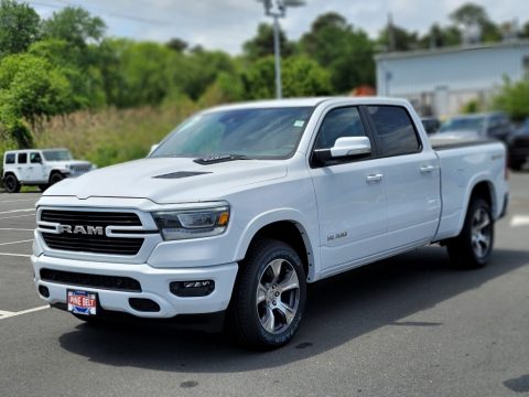 Bright White Ram 1500 Laramie Crew Cab 4x4.  Click to enlarge.