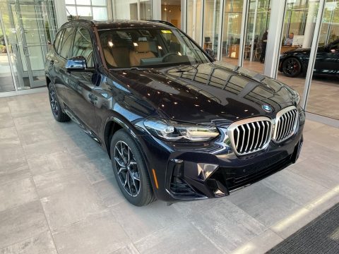 Carbon Black Metallic BMW X3 xDrive30i.  Click to enlarge.