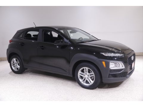 Ultra Black Hyundai Kona SE AWD.  Click to enlarge.