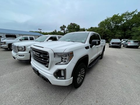 Summit White GMC Sierra 1500 AT4 Crew Cab 4WD.  Click to enlarge.