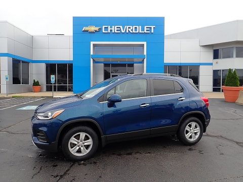 Pacific Blue Metallic Chevrolet Trax LT AWD.  Click to enlarge. Pacific Blue Metallic Chevrolet Trax LT AWD.  Click to enlarge.