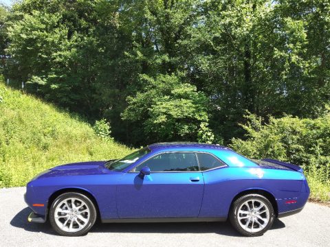 Indigo Blue Dodge Challenger GT AWD.  Click to enlarge.