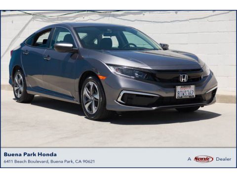 Modern Steel Metallic Honda Civic LX Sedan.  Click to enlarge.