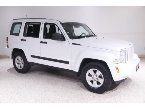 Bright White Jeep Liberty Sport.  Click to enlarge.