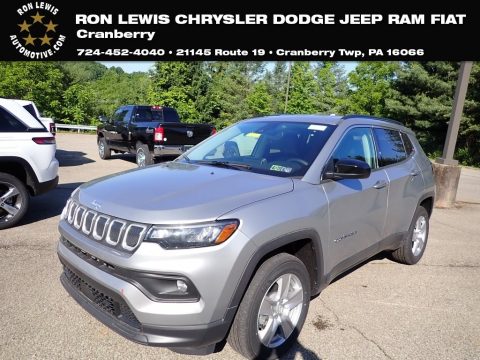 Billet Silver Metallic Jeep Compass Latitude 4x4.  Click to enlarge.
