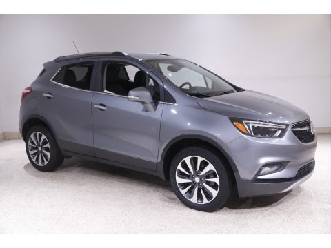 Satin Steel Metallic Buick Encore Essence AWD.  Click to enlarge.