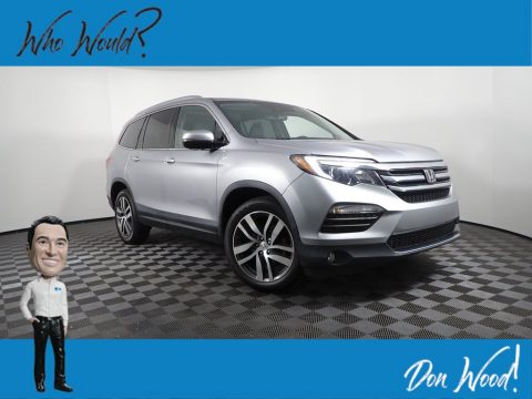 Lunar Silver Metallic Honda Pilot Elite AWD.  Click to enlarge.