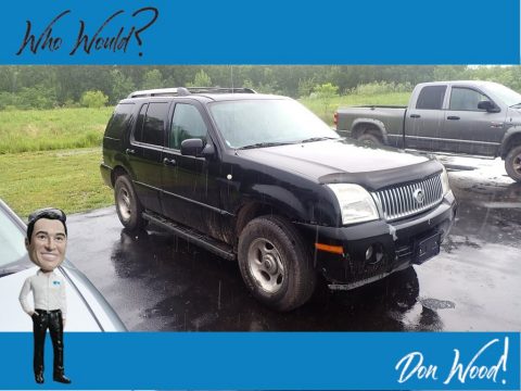 Black Mercury Mountaineer V8 Premier AWD.  Click to enlarge.