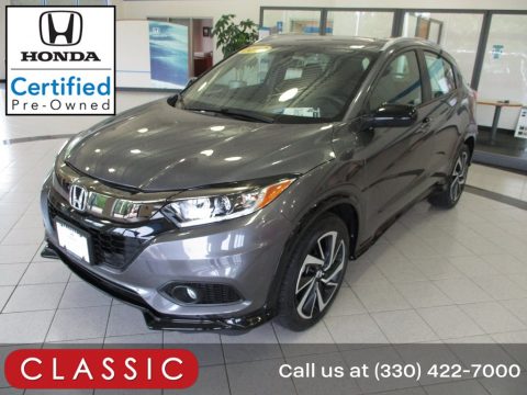 Modern Steel Metallic Honda HR-V Sport AWD. Click to enlarge. Modern Steel Metallic Honda HR-V Sport AWD. Click to enlarge.