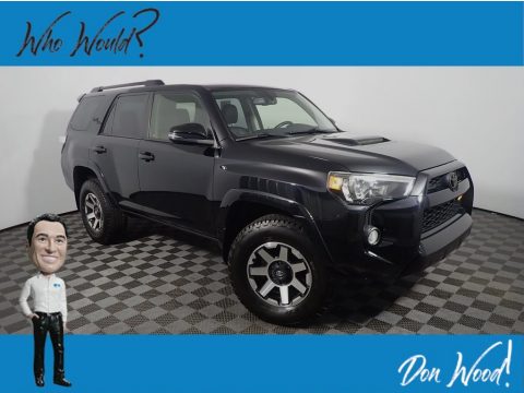Midnight Black metallic Toyota 4Runner TRD Off-Road 4x4.  Click to enlarge.
