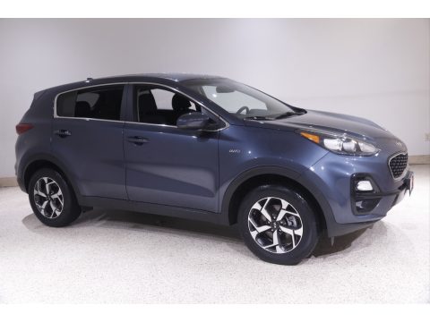 Pacific Blue Kia Sportage LX AWD.  Click to enlarge.