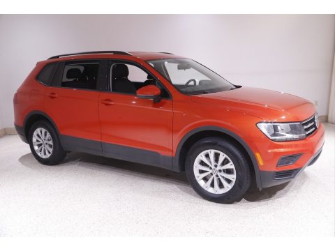 Habanero Orange Metallic Volkswagen Tiguan S.  Click to enlarge.