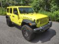 Front 3/4 View of 2022 Jeep Wrangler Unlimited Beach Edition 4x4 #4