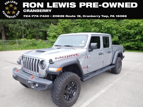 Billet Silver Metallic Jeep Gladiator Mojave 4x4.  Click to enlarge.