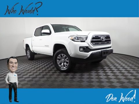 Super White Toyota Tacoma SR5 Double Cab 4x4. Click to enlarge. Super White Toyota Tacoma SR5 Double Cab 4x4. Click to enlarge.