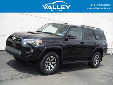 Midnight Black Metallic Toyota 4Runner TRD Off Road Premium 4x4.  Click to enlarge.