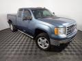Front 3/4 View of 2013 GMC Sierra 2500HD SLT Extended Cab 4x4 #2