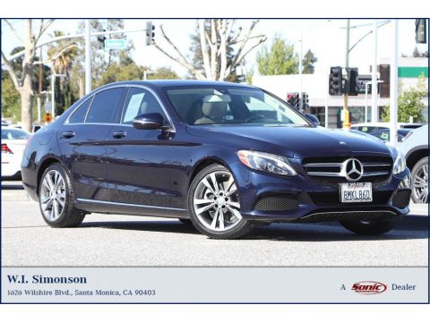 Lunar Blue Metallic Mercedes-Benz C 300 Sedan.  Click to enlarge.