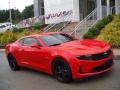 Front 3/4 View of 2019 Chevrolet Camaro LT Coupe #1