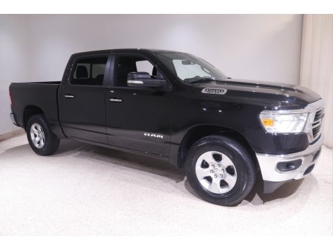 Diamond Black Crystal Pearl Ram 1500 Big Horn Crew Cab 4x4.  Click to enlarge.