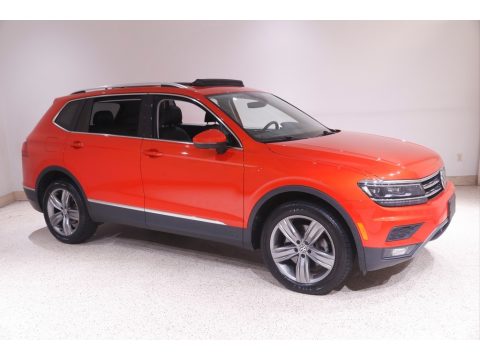 Habanero Orange Metallic Volkswagen Tiguan SEL Premium 4MOTION.  Click to enlarge.