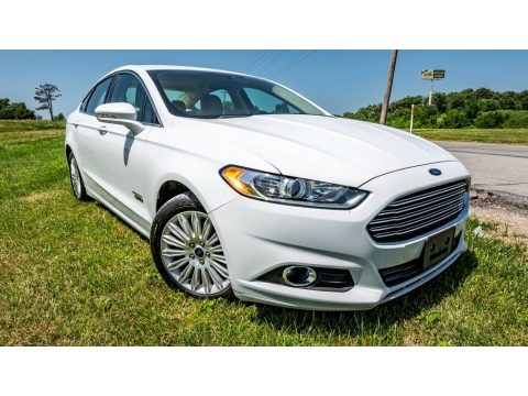 Oxford White Ford Fusion Energi SE.  Click to enlarge.