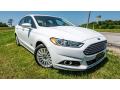 Front 3/4 View of 2016 Ford Fusion Energi SE #1