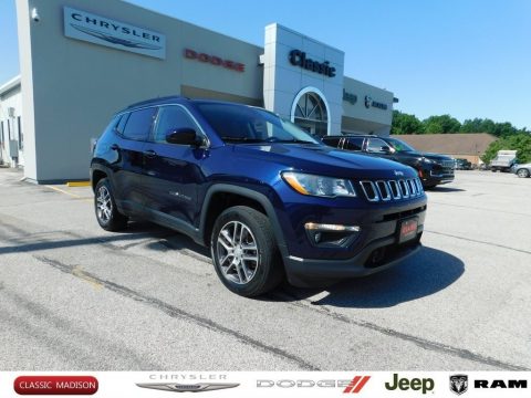 Jazz Blue Pearl Jeep Compass Latitude 4x4.  Click to enlarge.