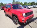 Front 3/4 View of 2022 Jeep Renegade (RED) Edition 4x4 #7