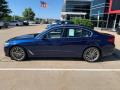  2019 BMW 5 Series Mediterranean Blue Metallic #2