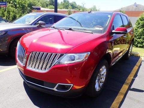Ruby Red Metallic Lincoln MKX AWD.  Click to enlarge.