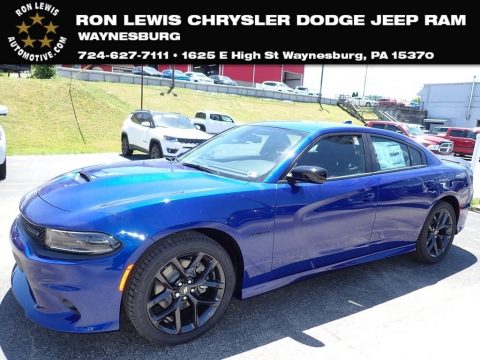 Indigo Blue Dodge Charger R/T Blacktop.  Click to enlarge.