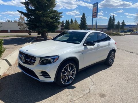 Polar White Mercedes-Benz GLC AMG 43 4Matic Coupe.  Click to enlarge.