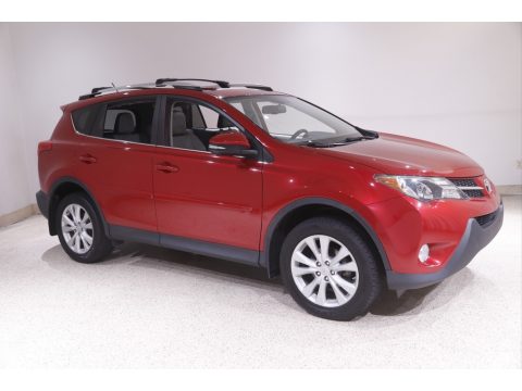 Barcelona Red Metallic Toyota RAV4 Limited AWD.  Click to enlarge.
