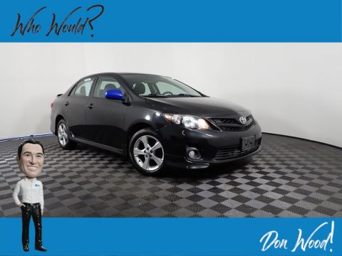 Black Sand Pearl Toyota Corolla S.  Click to enlarge.