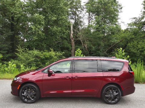 Velvet Red Pearl Chrysler Pacifica Touring L AWD.  Click to enlarge.