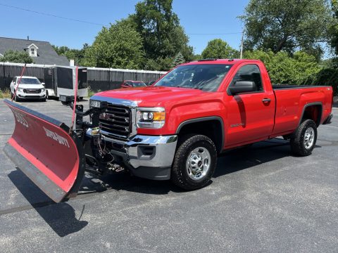 Fire Red GMC Sierra 2500HD Regular Cab 4x4.  Click to enlarge.