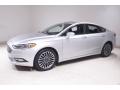 Front 3/4 View of 2018 Ford Fusion Titanium AWD #3
