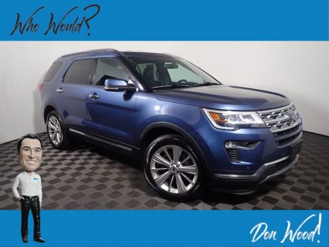 Blue Metallic Ford Explorer Limited 4WD.  Click to enlarge.