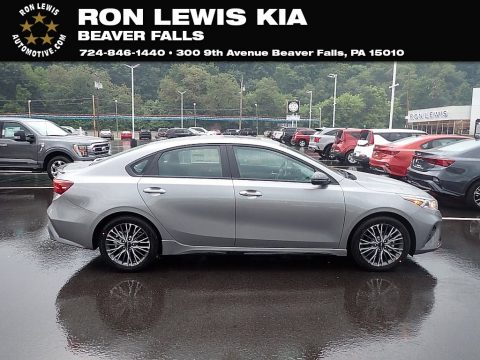 Steel Gray Kia Forte GT-Line.  Click to enlarge.